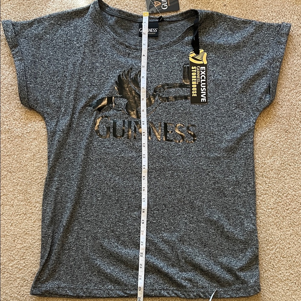 Guinness Heather Gray Women's Short Sleeve Tee - Picture 10 of 11